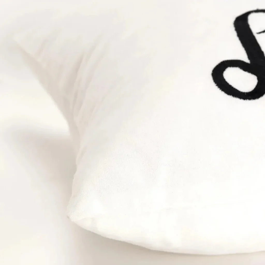 Nova White & Black Throw Pillow Down Insert - LOOMLAN - LOOMLAN - Throw Pillows