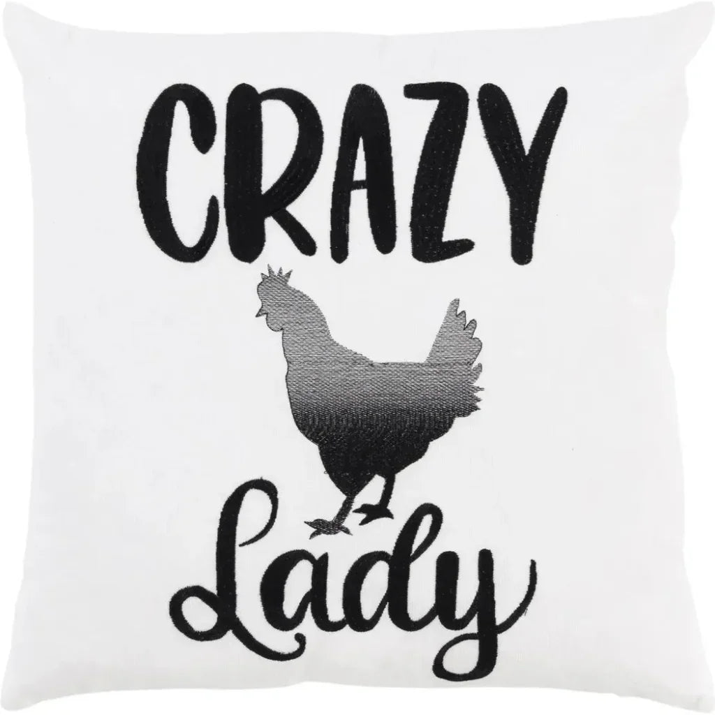 Nova White & Black Throw Pillow Down Insert - LOOMLAN - LOOMLAN - Throw Pillows