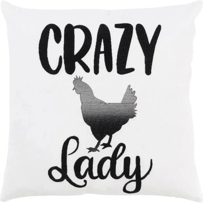 Nova White & Black Throw Pillow Down Insert - LOOMLAN - LOOMLAN - Throw Pillows