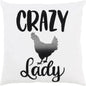 Nova White & Black Throw Pillow Down Insert - LOOMLAN - LOOMLAN - Throw Pillows