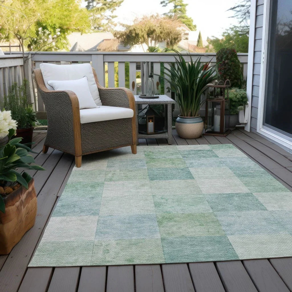 Novanta Blue Washable Indoor - Outdoor Rug - LOOMLAN - LOOMLAN Rugs - Outdoor Rugs