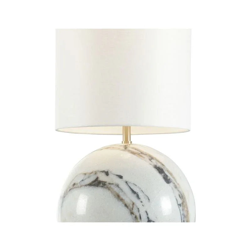 Novara Marble Made Table Lamp - LOOMLAN - Wildwood - Table Lamps