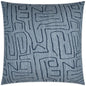 Novato Indigo Abstract Blue Large Throw Pillow Insert - LOOMLAN - D.V. Kap - Throw Pillows