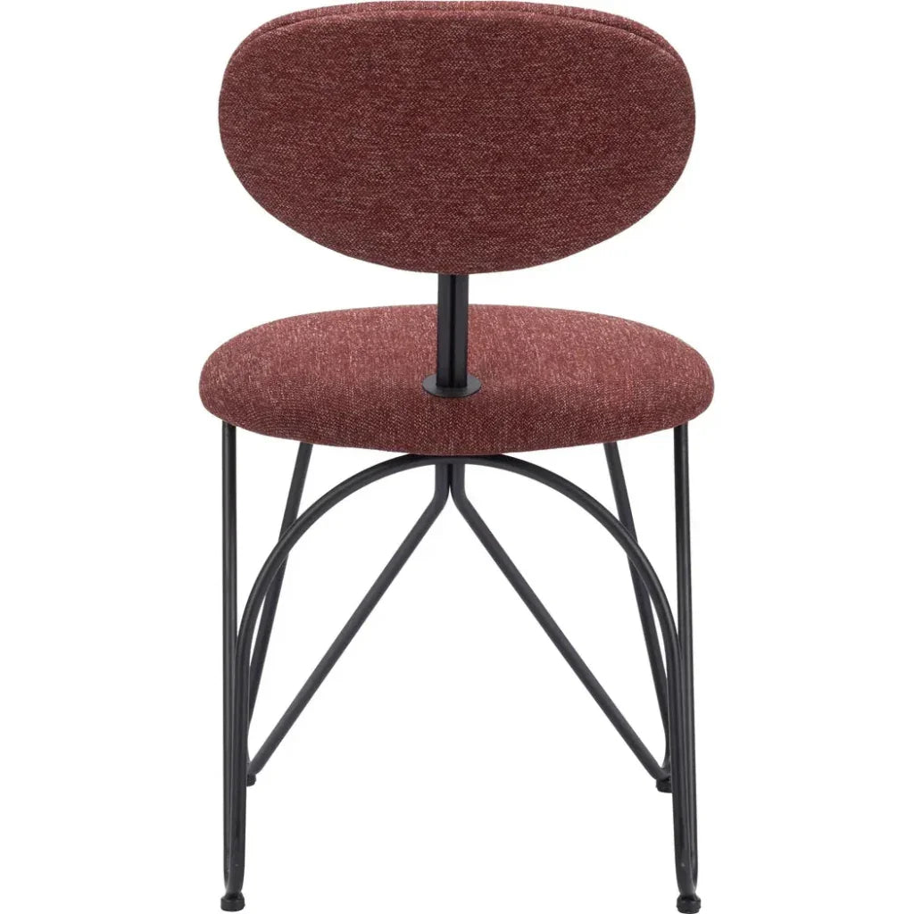 Novi Performance Fabric Armless Dining Chair 2PC - LOOMLAN - Zuo Modern - Dining Chairs