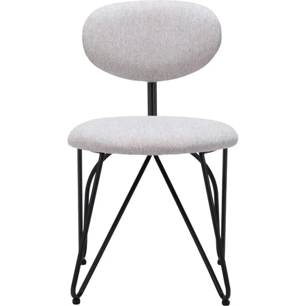 Novi Performance Fabric Armless Dining Chair 2PC - LOOMLAN - Zuo Modern - Dining Chairs