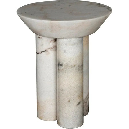 Nox Round Marble Side Table