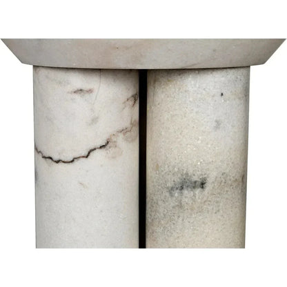 Nox Round Marble Side Table