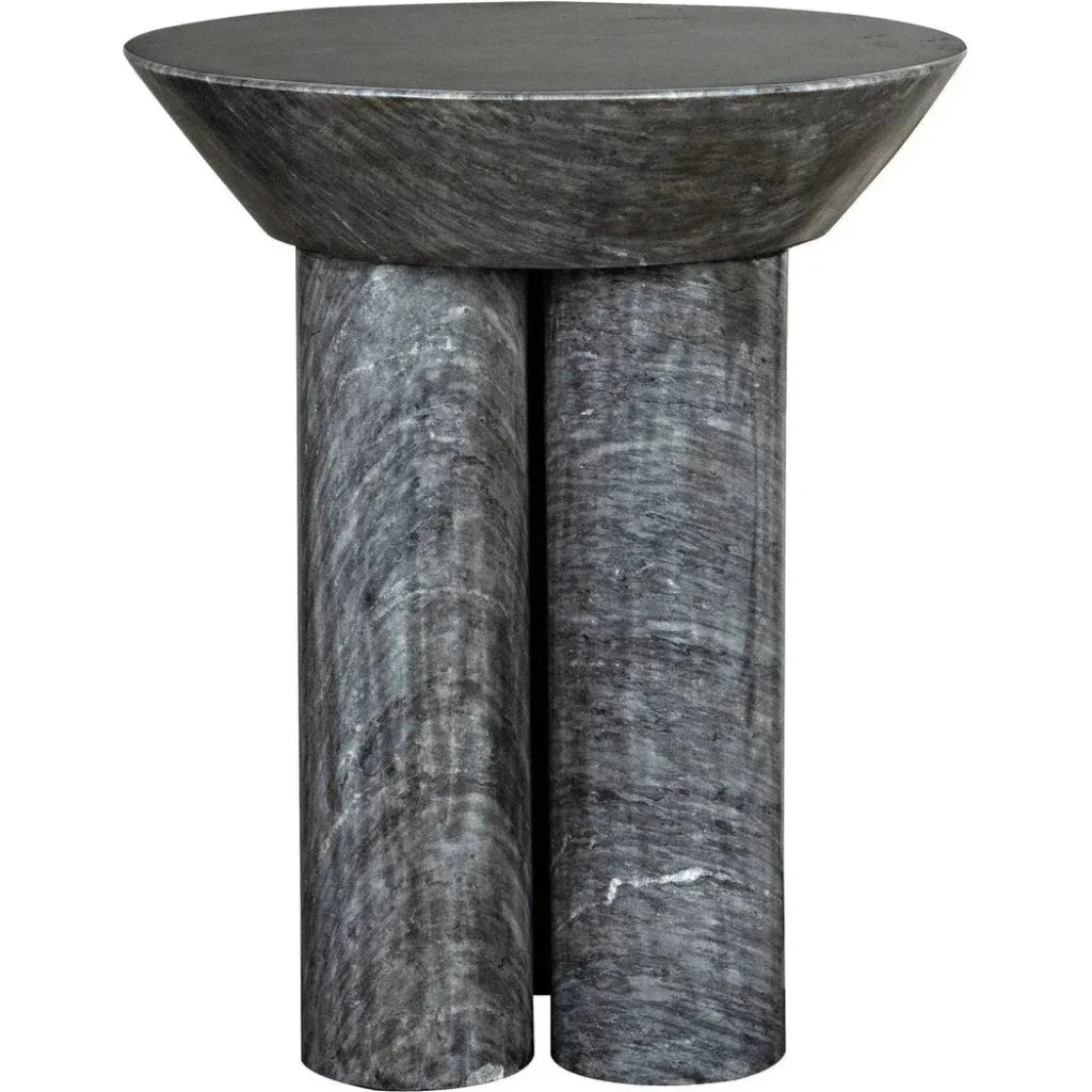 Nox Round Marble Side Table
