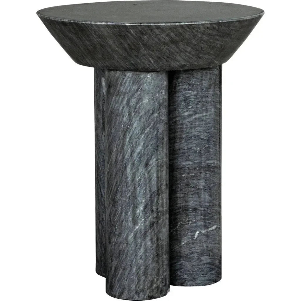 Nox Round Marble Side Table