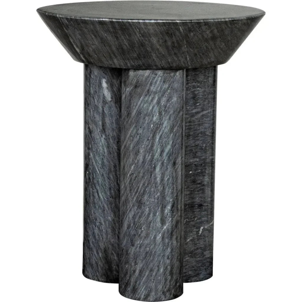 Nox Round Marble Side Table