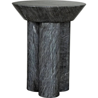 Nox Round Marble Side Table