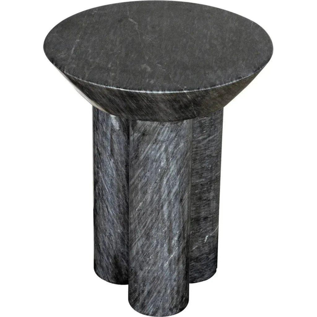 Nox Round Marble Side Table