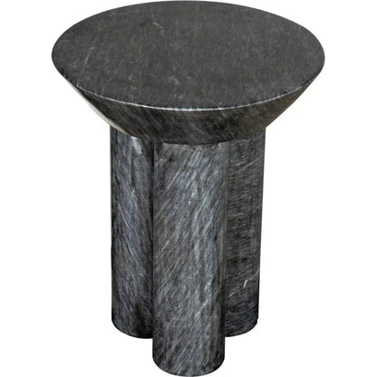 Nox Round Marble Side Table