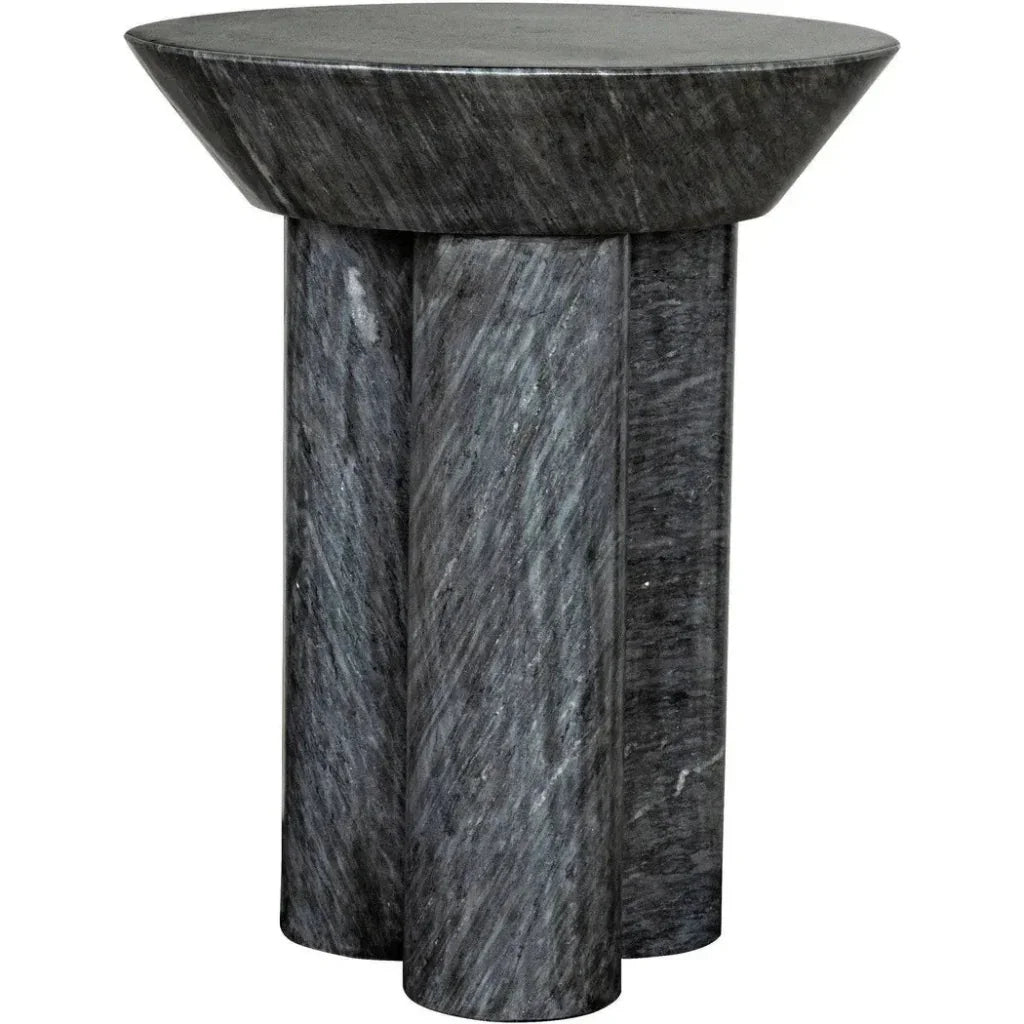 Nox Round Marble Side Table