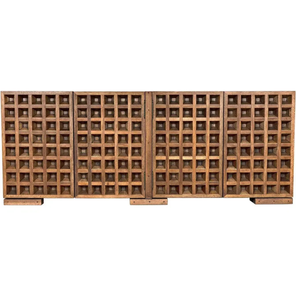 Nuala Four Doors Wooden Sideboard