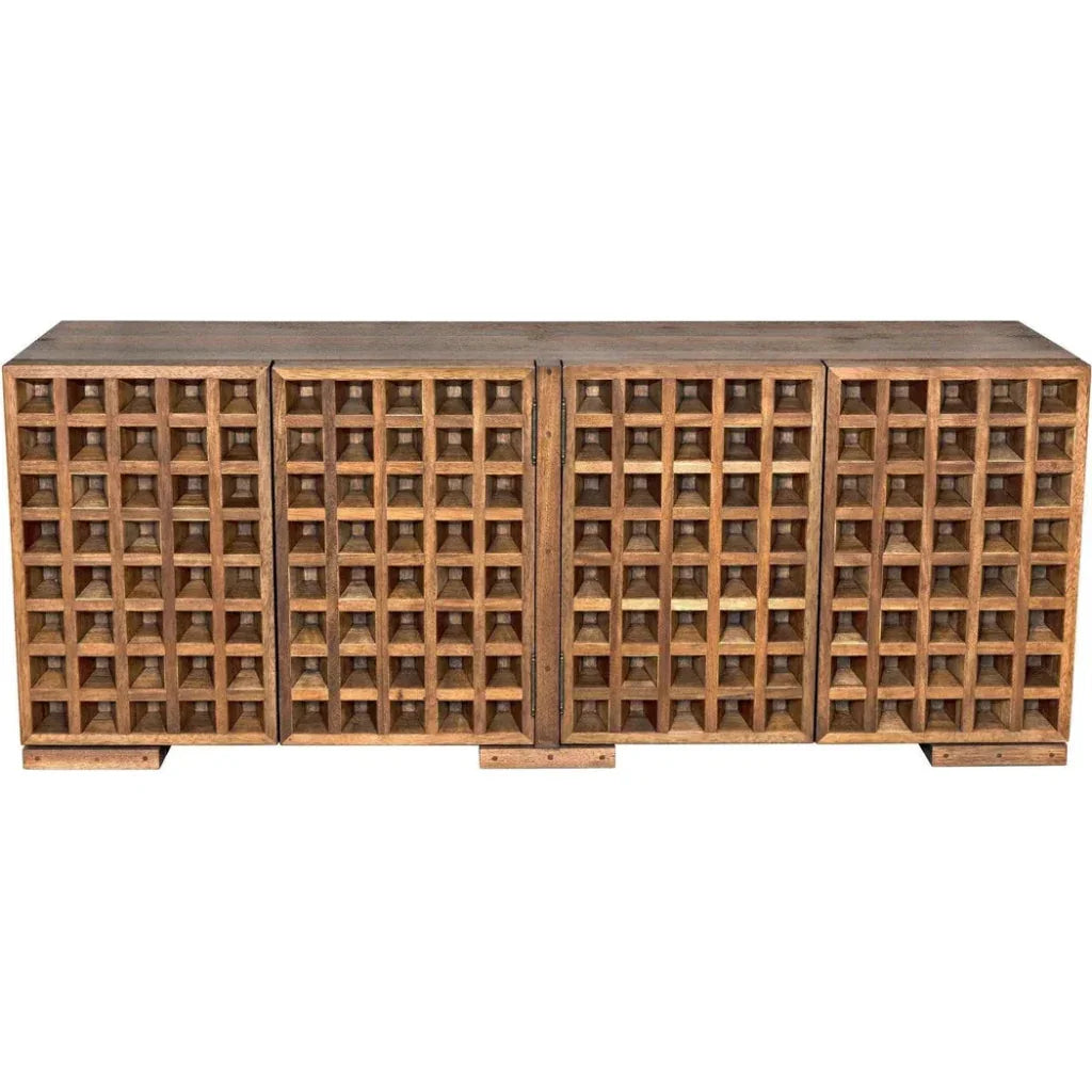 Nuala Four Doors Wooden Sideboard