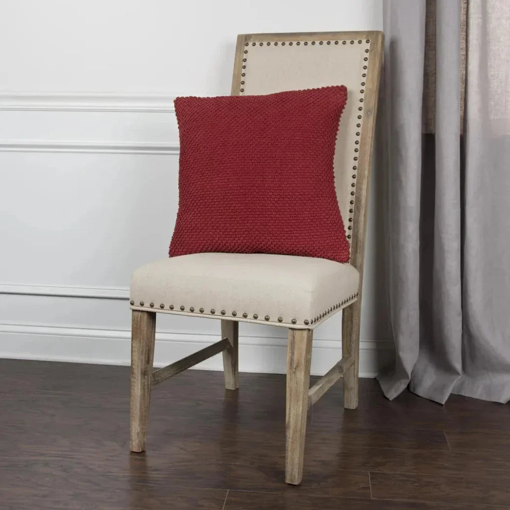 Nubby Retro Throw Pillow With Down Insert - LOOMLAN - LOOMLAN - Throw Pillows