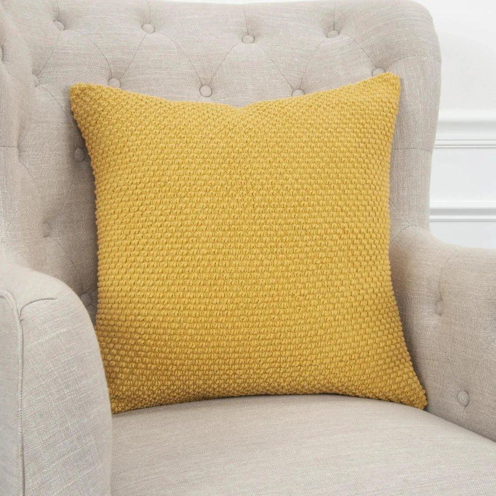 Nubby Retro Throw Pillow With Down Insert - LOOMLAN - LOOMLAN - Throw Pillows