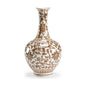 Nutmeg Long Neck Porcelain Vase - LOOMLAN - Chelsea House - Vases & Jars