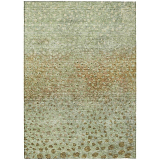 Nuvane Aloe Washable Indoor-Outdoor Rug-Outdoor Rugs-LOOMLAN Rugs-2'6" x 3'10"-LOOMLAN