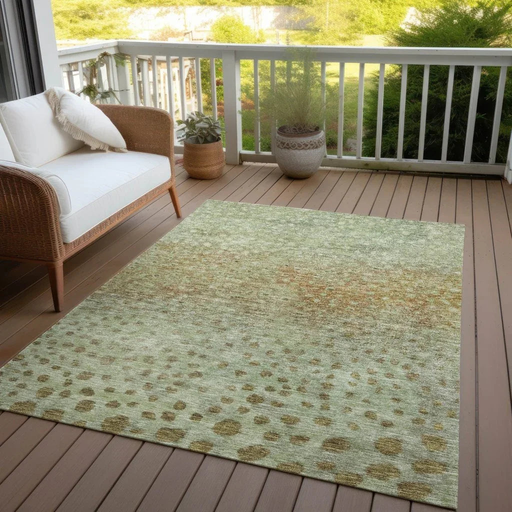 Nuvane Aloe Washable Indoor-Outdoor Rug-Outdoor Rugs-LOOMLAN Rugs-LOOMLAN
