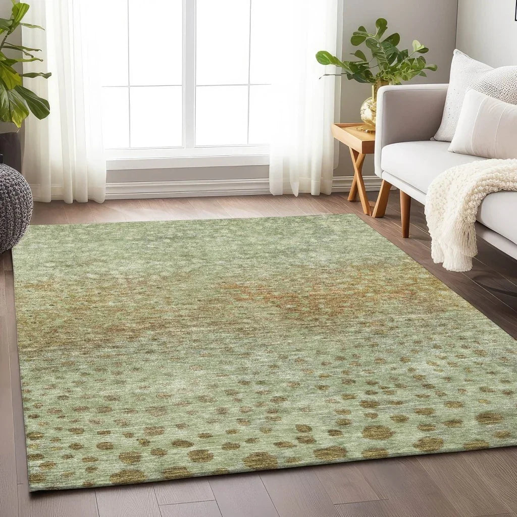 Nuvane Aloe Washable Indoor-Outdoor Rug-Outdoor Rugs-LOOMLAN Rugs-LOOMLAN