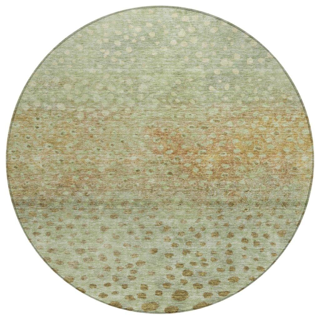 Nuvane Aloe Washable Indoor-Outdoor Rug-Outdoor Rugs-LOOMLAN Rugs-8' x 8'-LOOMLAN