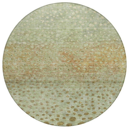 Nuvane Aloe Washable Indoor-Outdoor Rug-Outdoor Rugs-LOOMLAN Rugs-8' x 8'-LOOMLAN