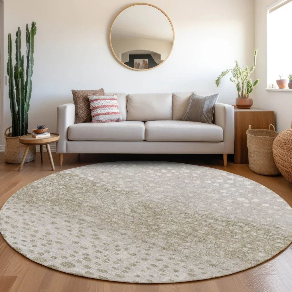 Nuvane Taupe Washable Indoor-Outdoor Rug-Outdoor Rugs-LOOMLAN Rugs-LOOMLAN