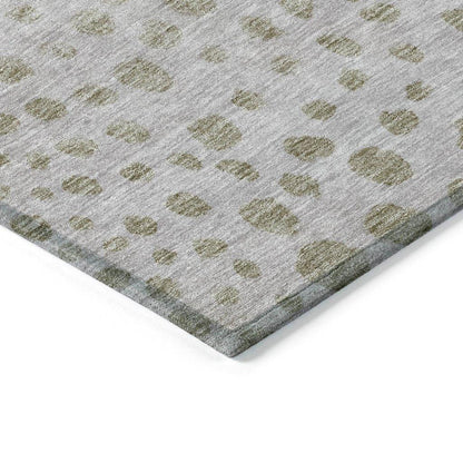 Nuvane Taupe Washable Indoor-Outdoor Rug-Outdoor Rugs-LOOMLAN Rugs-LOOMLAN