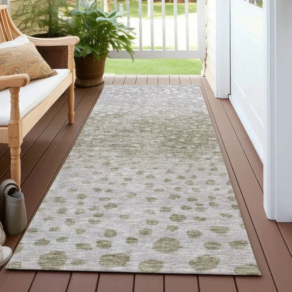 Nuvane Taupe Washable Indoor-Outdoor Rug-Outdoor Rugs-LOOMLAN Rugs-LOOMLAN