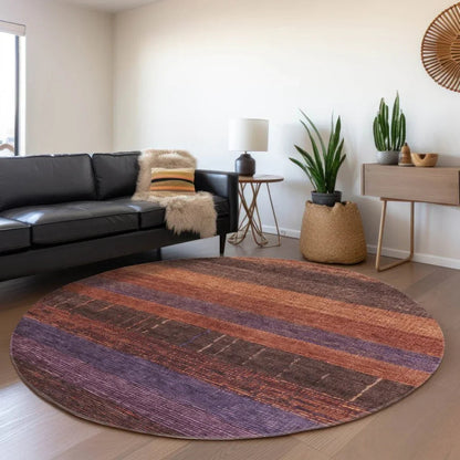 Nuvata Orange Washable Indoor - Outdoor Rug - LOOMLAN - LOOMLAN Rugs - Outdoor Rugs