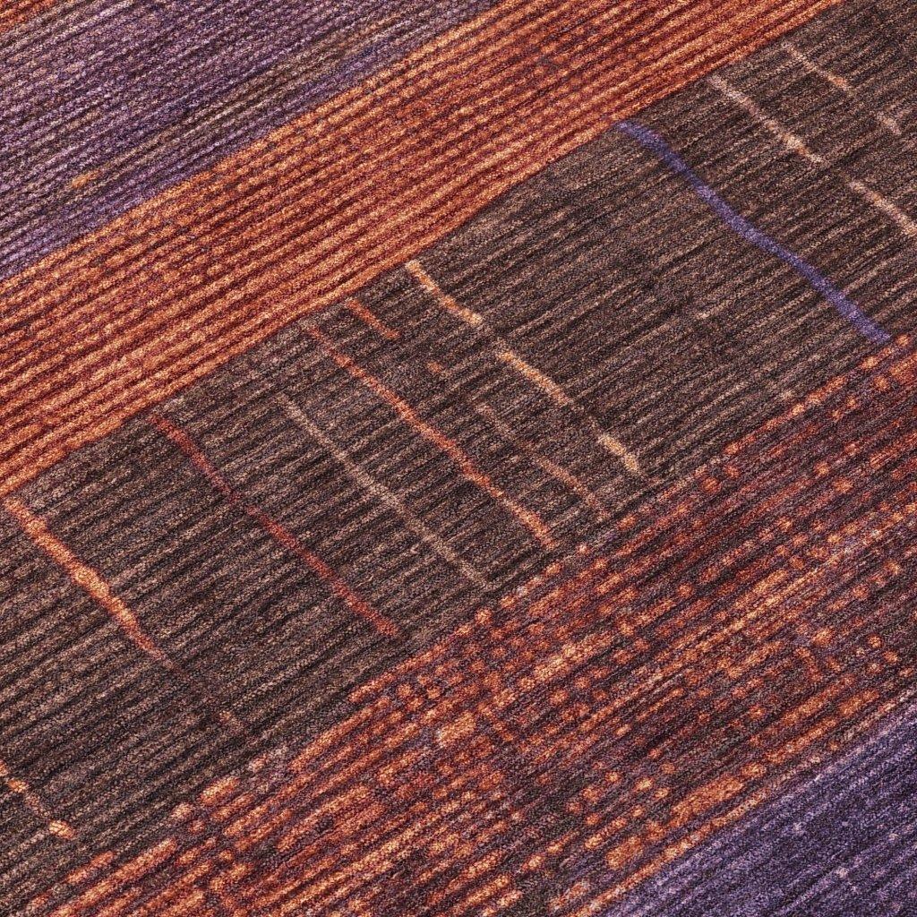 Nuvata Orange Washable Indoor - Outdoor Rug - LOOMLAN - LOOMLAN Rugs - Outdoor Rugs