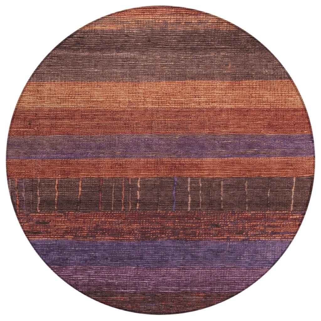 Nuvata Orange Washable Indoor - Outdoor Rug - LOOMLAN - LOOMLAN Rugs - Outdoor Rugs