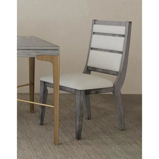 Nylah Fabric Armless Dining Chair (Set Of 2) - LOOMLAN - Bassett Mirror - Dining Chairs