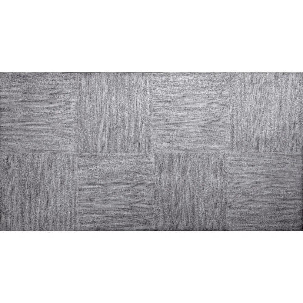 Nylah Steel & Wood Grey Rectangular Dining Table-Dining Tables-Bassett Mirror-LOOMLAN