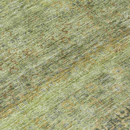 Nymara Green Washable Indoor - Outdoor Rug - LOOMLAN - LOOMLAN Rugs - Outdoor Rugs