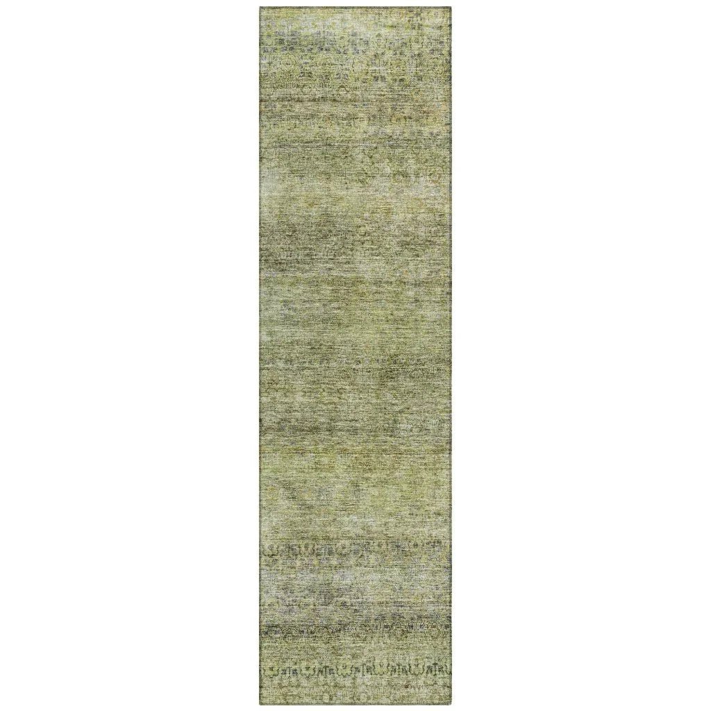 Nymara Green Washable Indoor - Outdoor Rug - LOOMLAN - LOOMLAN Rugs - Outdoor Rugs