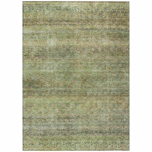 Nymara Green Washable Indoor - Outdoor Rug - LOOMLAN - LOOMLAN Rugs - Outdoor Rugs