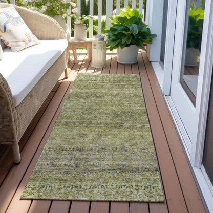 Nymara Green Washable Indoor - Outdoor Rug - LOOMLAN - LOOMLAN Rugs - Outdoor Rugs