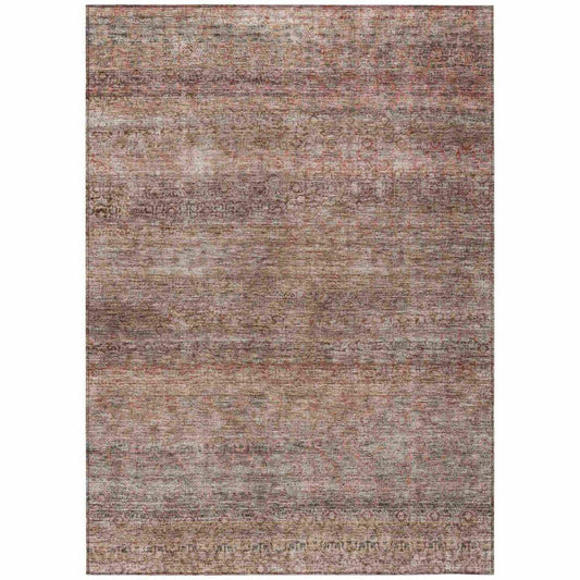 Nymara Orange Washable Indoor - Outdoor Rug - LOOMLAN - LOOMLAN Rugs - Outdoor Rugs