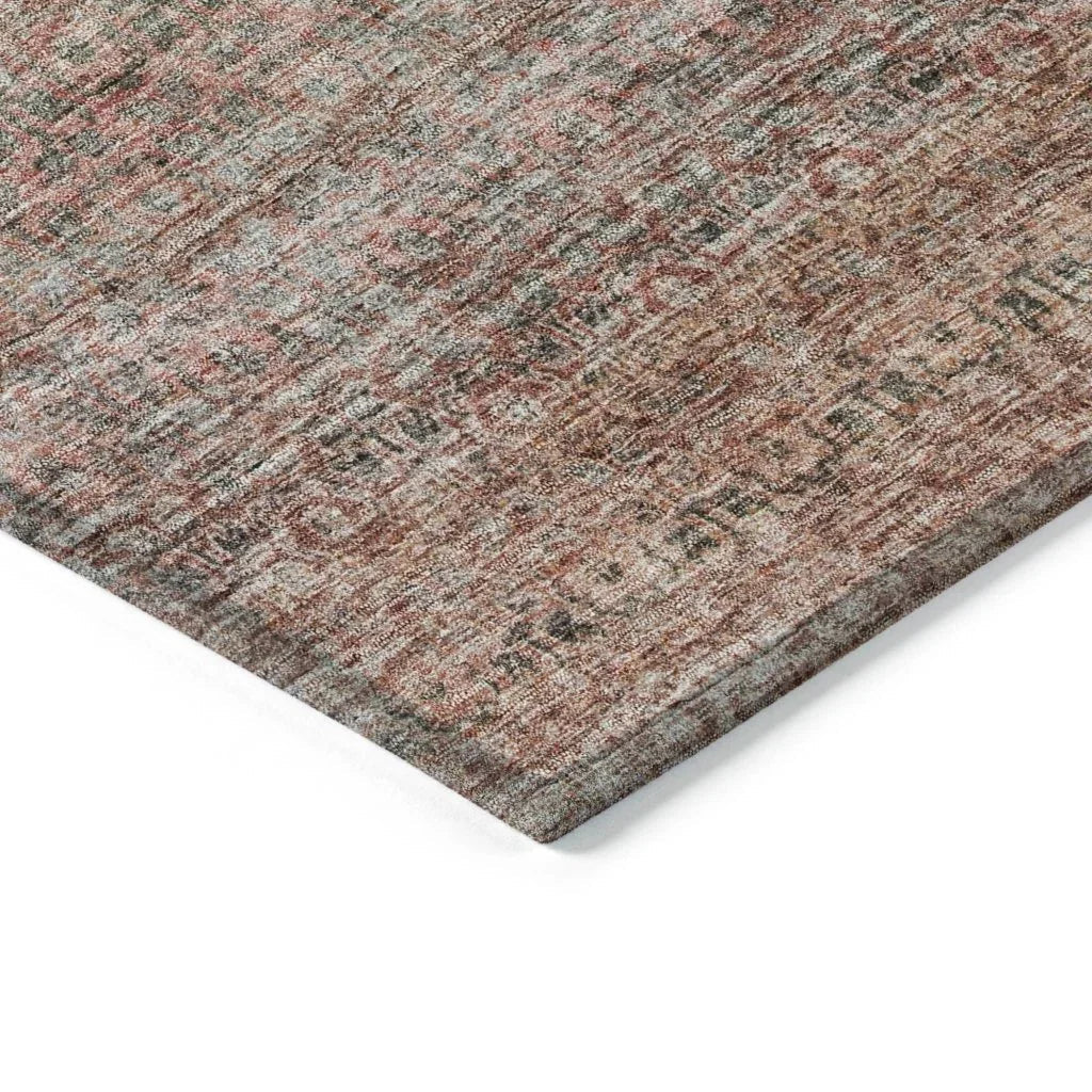 Nymara Orange Washable Indoor - Outdoor Rug - LOOMLAN - LOOMLAN Rugs - Outdoor Rugs