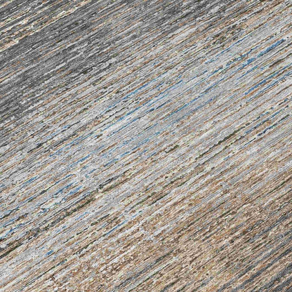 Nyra Gray Washable Indoor - Outdoor Rug - LOOMLAN - LOOMLAN Rugs - Outdoor Rugs