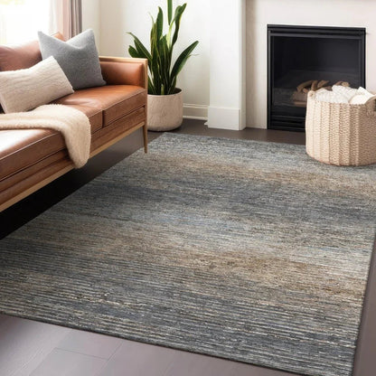 Nyra Gray Washable Indoor - Outdoor Rug - LOOMLAN - LOOMLAN Rugs - Outdoor Rugs
