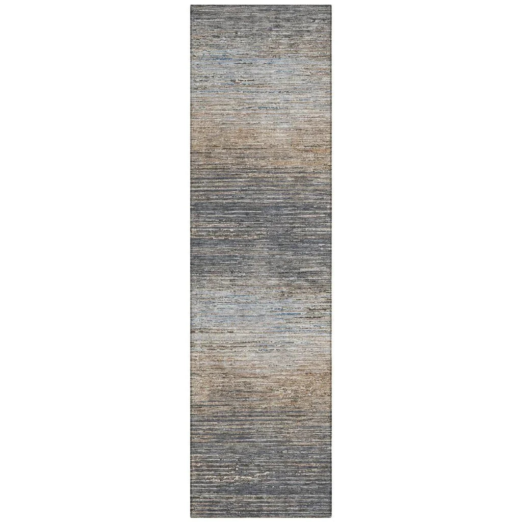 Nyra Gray Washable Indoor - Outdoor Rug - LOOMLAN - LOOMLAN Rugs - Outdoor Rugs
