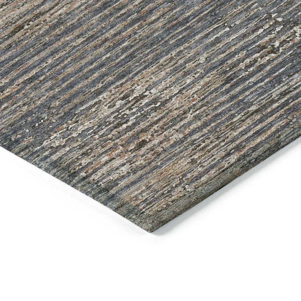 Nyra Gray Washable Indoor - Outdoor Rug - LOOMLAN - LOOMLAN Rugs - Outdoor Rugs