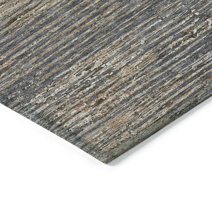 Nyra Gray Washable Indoor - Outdoor Rug - LOOMLAN - LOOMLAN Rugs - Outdoor Rugs
