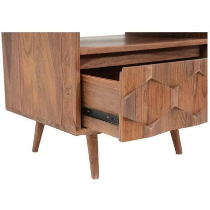 O2 One Drawer Nightstand Mid - Century Modern - LOOMLAN - Moe's Home - Nightstands