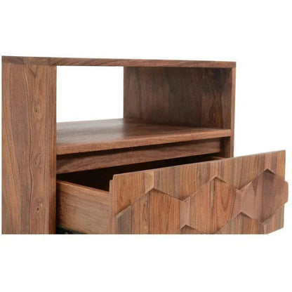 O2 One Drawer Nightstand Mid - Century Modern - LOOMLAN - Moe's Home - Nightstands