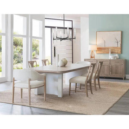 Oak Bodhi Rectanglular Table 20-Inch Leaf-Dining Tables-Palmetto Home-LOOMLAN